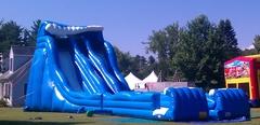 27 Foot Pipeline Duel lane water slide with landing 27 Foot Pipeline Duel lane water slide with landing